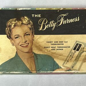 Vintage 1950's Betty Furness Westinghouse Thermometer Set Candy & Meat